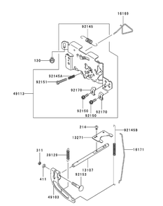 Fh680v-Hs07 Control Equipment Diagram and Parts List for ENFORCER54 53AI3AGT750-23HP Cub Cadet Lawn Tractor